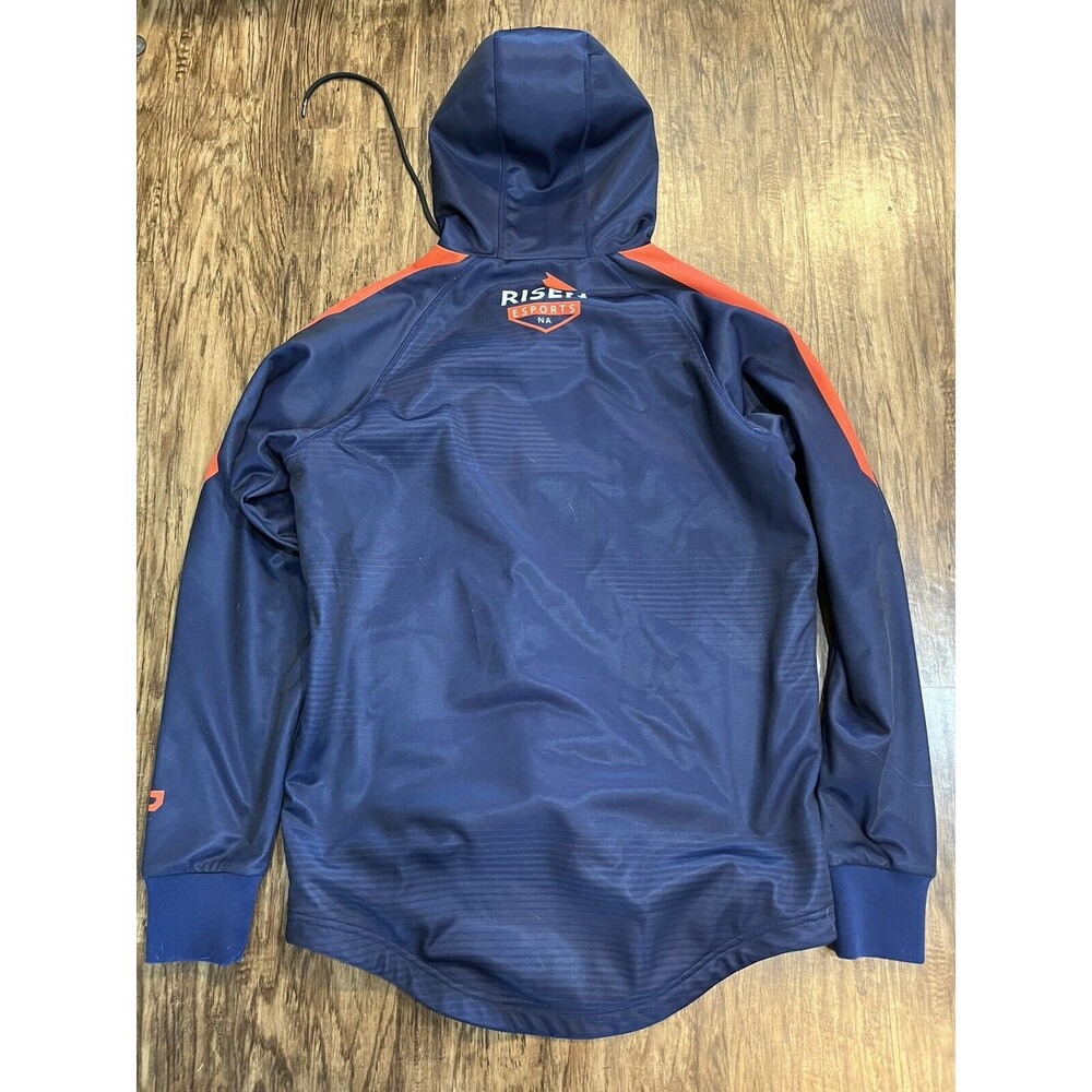 Risen Esports Pryde Hoodie Men’s Large Blue Orange Pullover - Picture 4 of 6